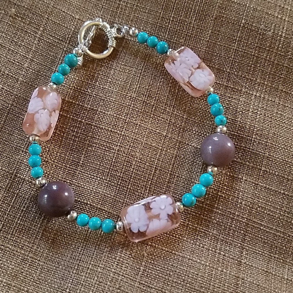 Turquoise and Silver stunning bracelet